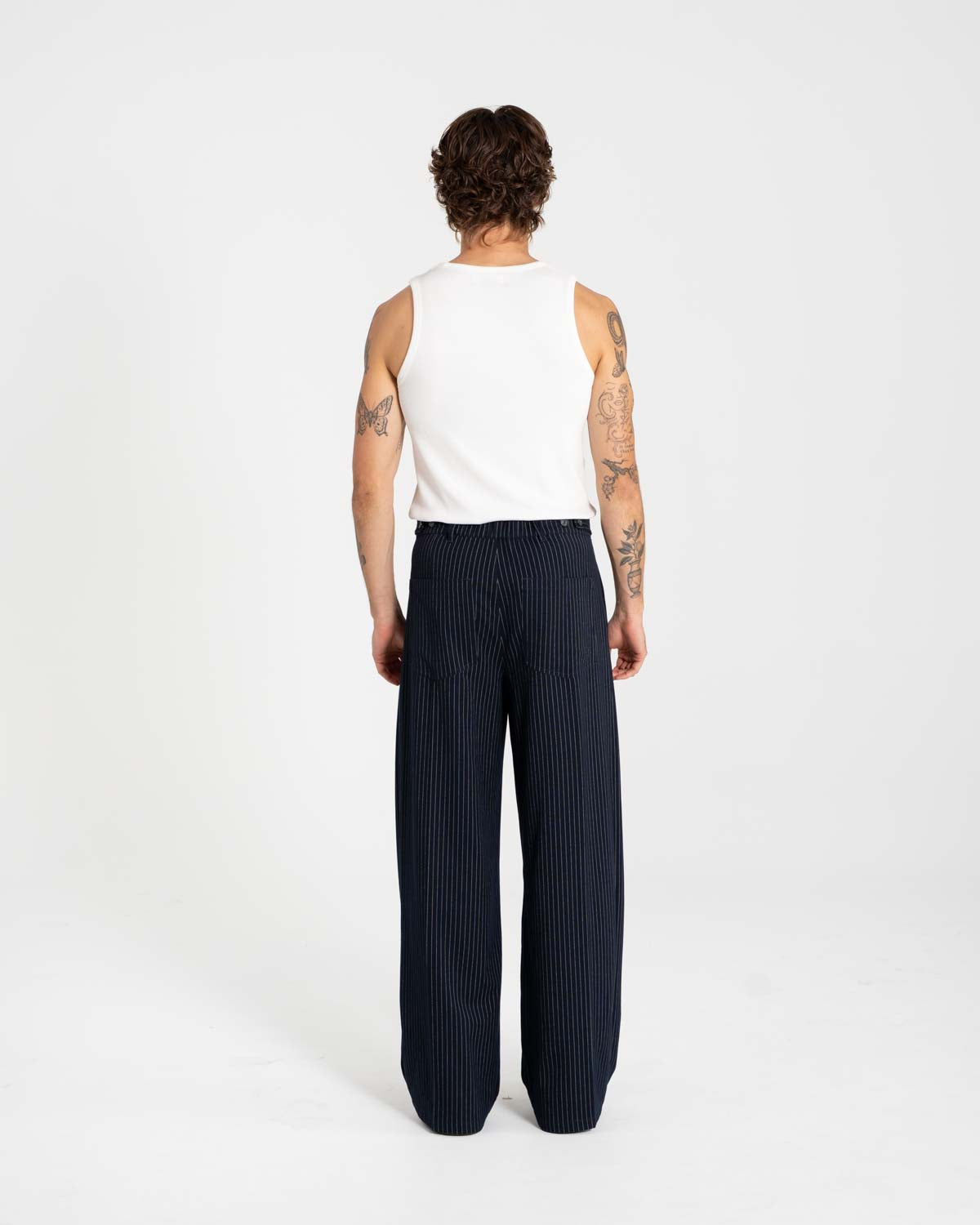 Baggy Suitpants Pinstriped